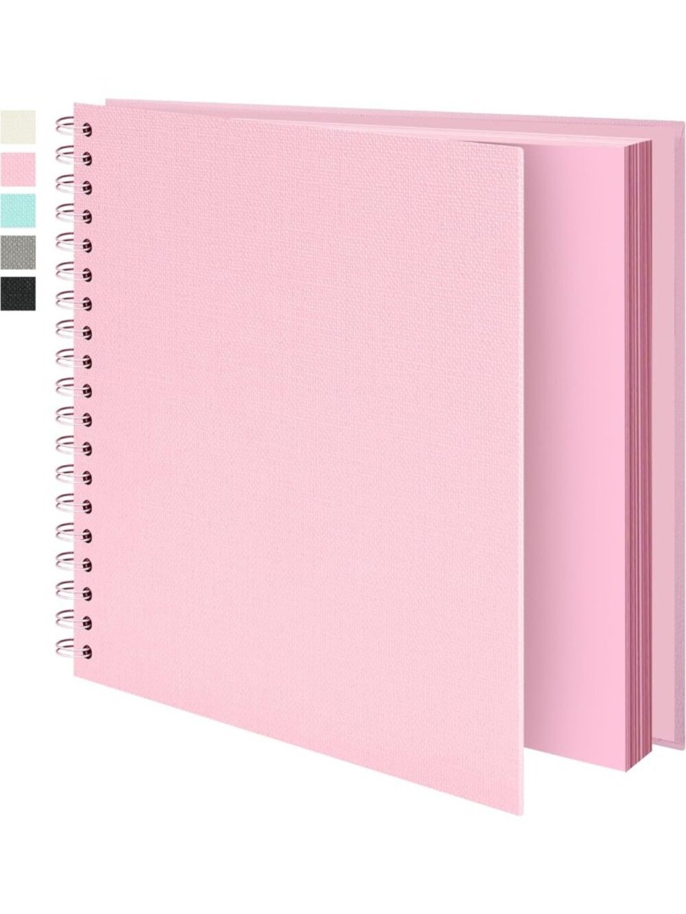 DIY Scrapbook Album 10x10 Inch Blank Kraft Paper, 40 Pages for Photos & Memories